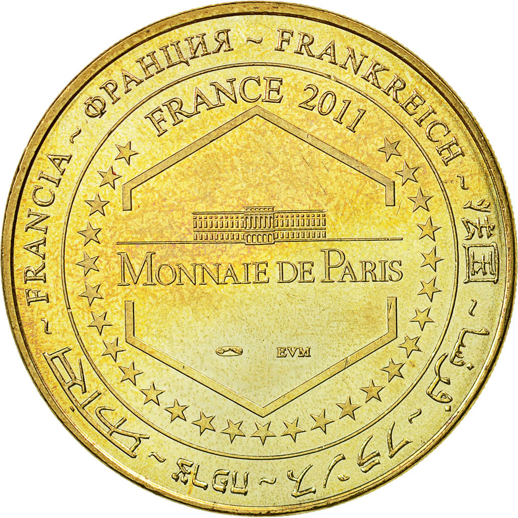 France, Token, Touristic token, Rouen - Cathédrale, 2011, MDP, EF(40-45)