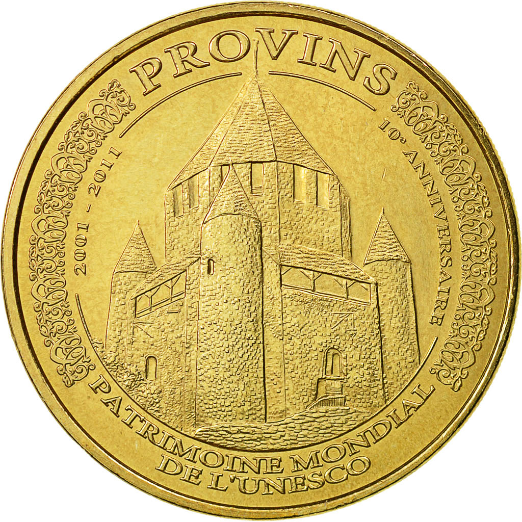 France, Token, Touristic token, Provins - Cité médiévale, 2011, MDP