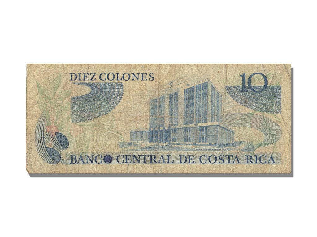 Costa Rica, 10 Colones, 1982, 1982-11-04, EF(40-45), D