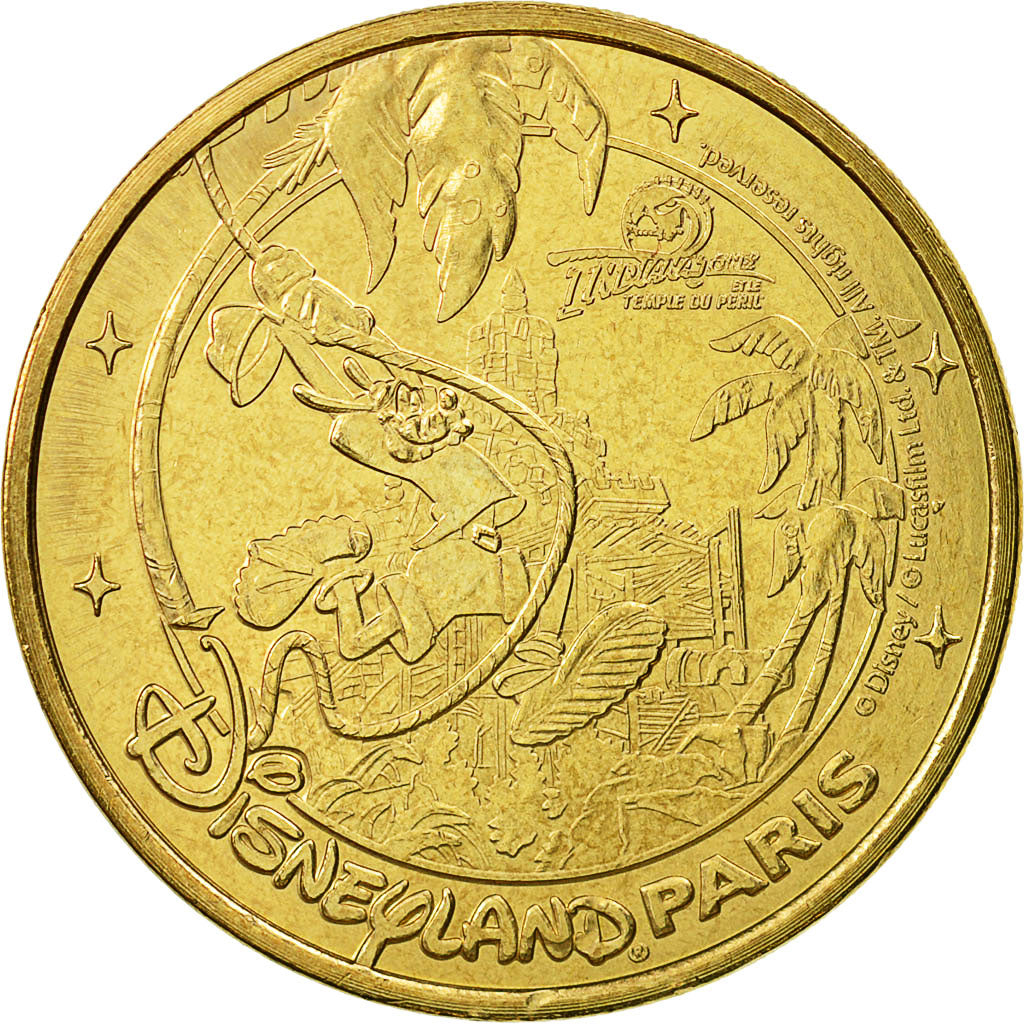 Frankrijk, Token, Toeristisch fiche, Disneyland n°20 - Goofy Indiana Jones