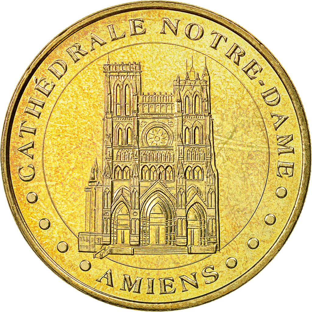 France, Token, Touristic token, Amiens -  Cathédrale n°1, 2011, MDP