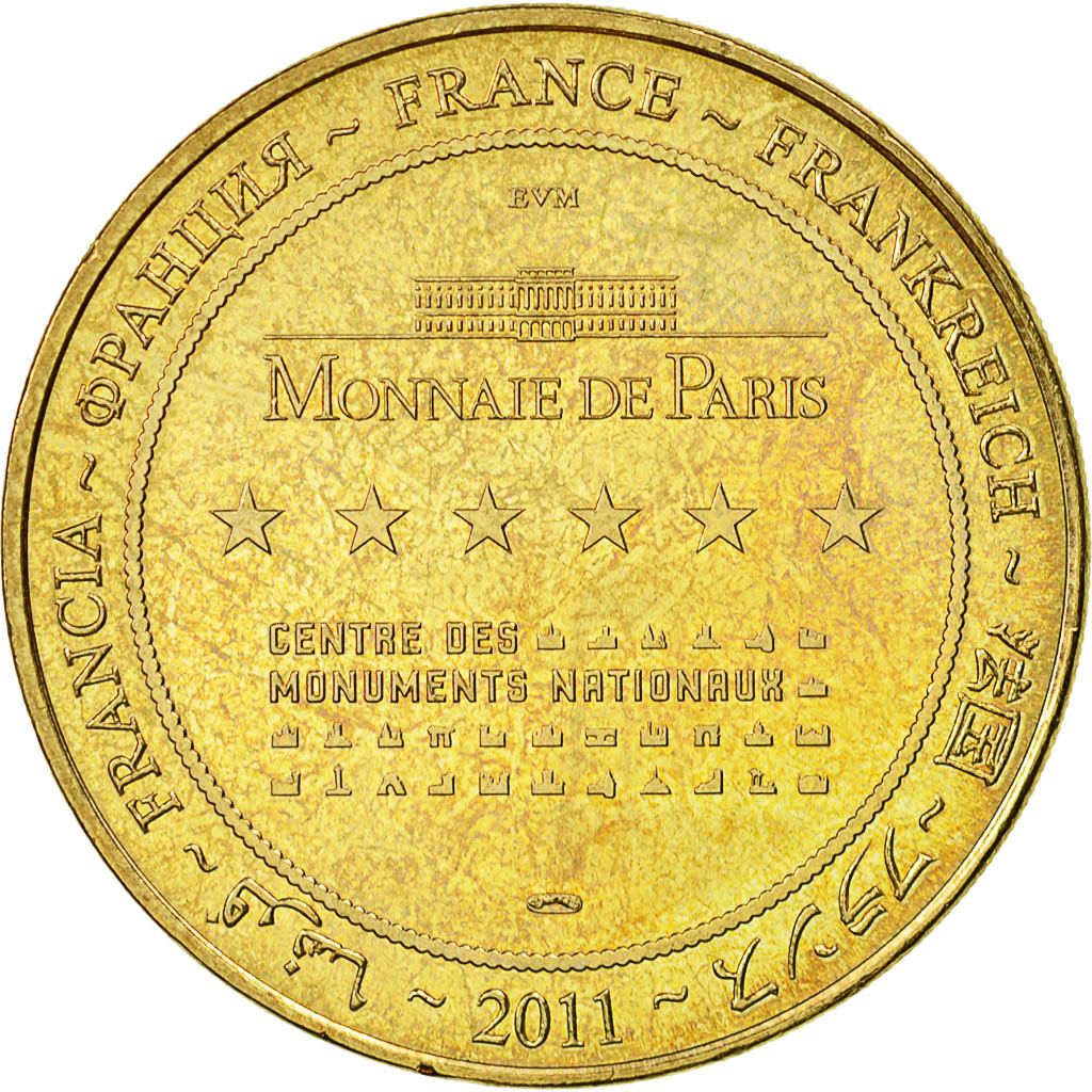 France, Token, Touristic token, Amiens -  Cathédrale n°1, 2011, MDP