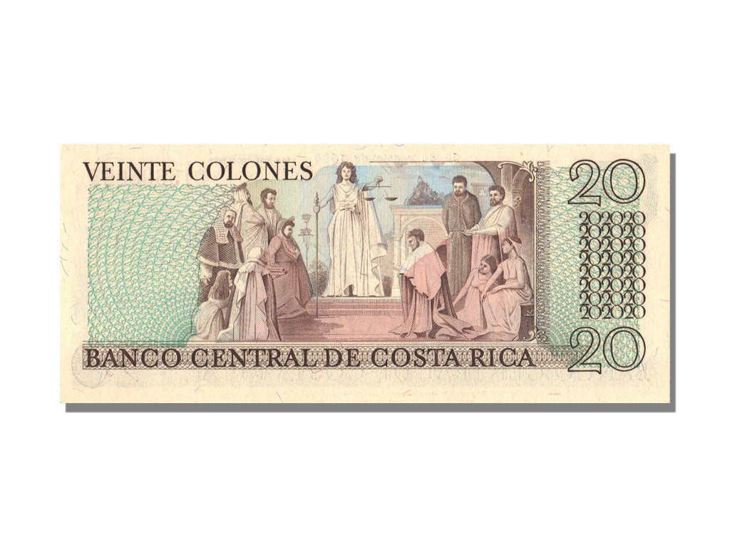 20 Colones Type Viquez