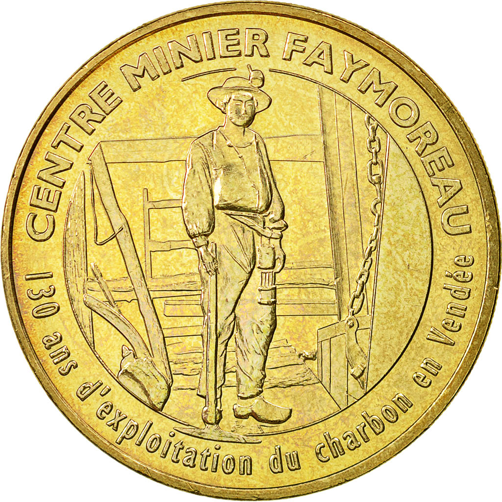 France, Token, Touristic token, Faymoreau - Centre minier, 2011, MDP, EF(40-45)