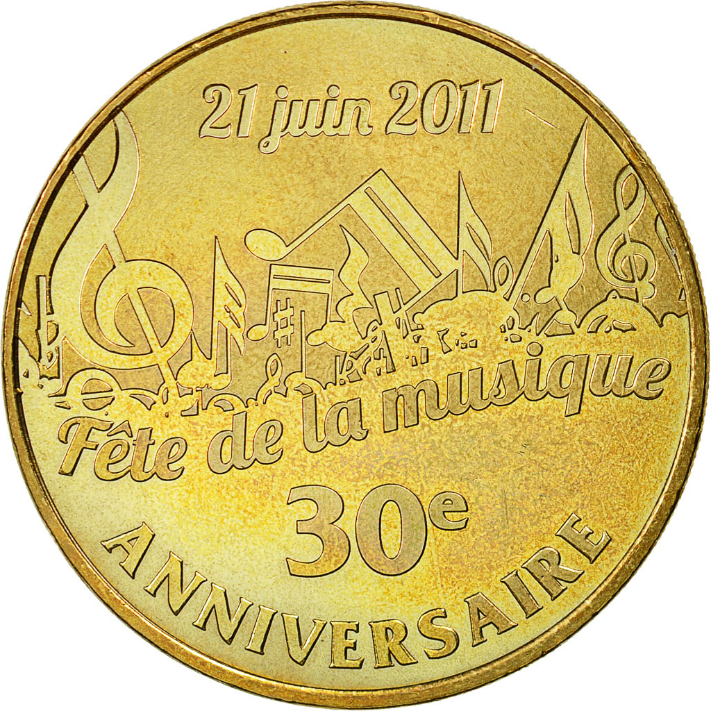 France, Jeton, Jeton Touristique, La Mothe Achard - Fête de la Musique, 2011