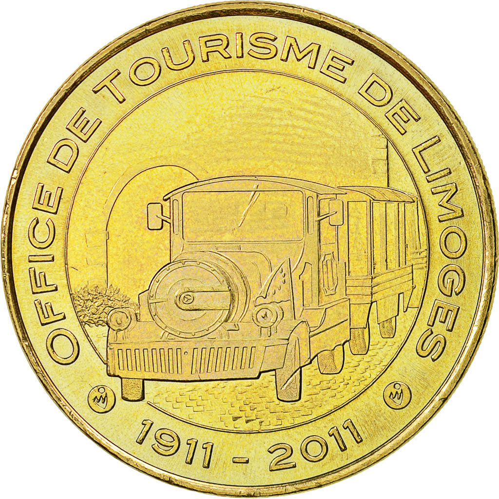 France, Token, Touristic token, Limoges - Office de tourisme, 2011, MDP