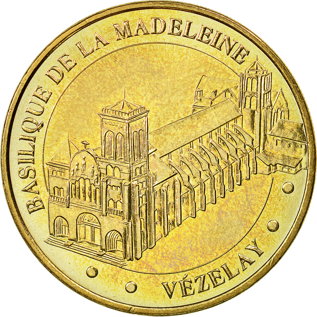 France, Token, Touristic token, Vezelay - Basilique de la Madeleine n°1, 2011