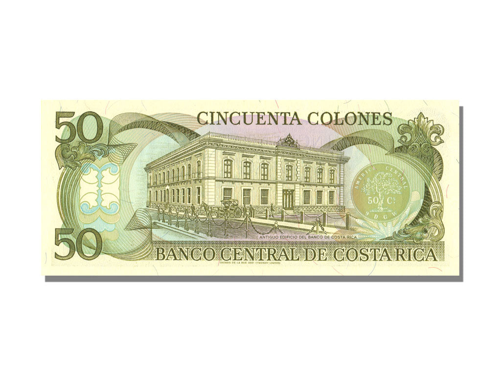 Costa Rica, 50 Colones, 1993, KM #257a, 1993-06-02, UNC(65-70), E