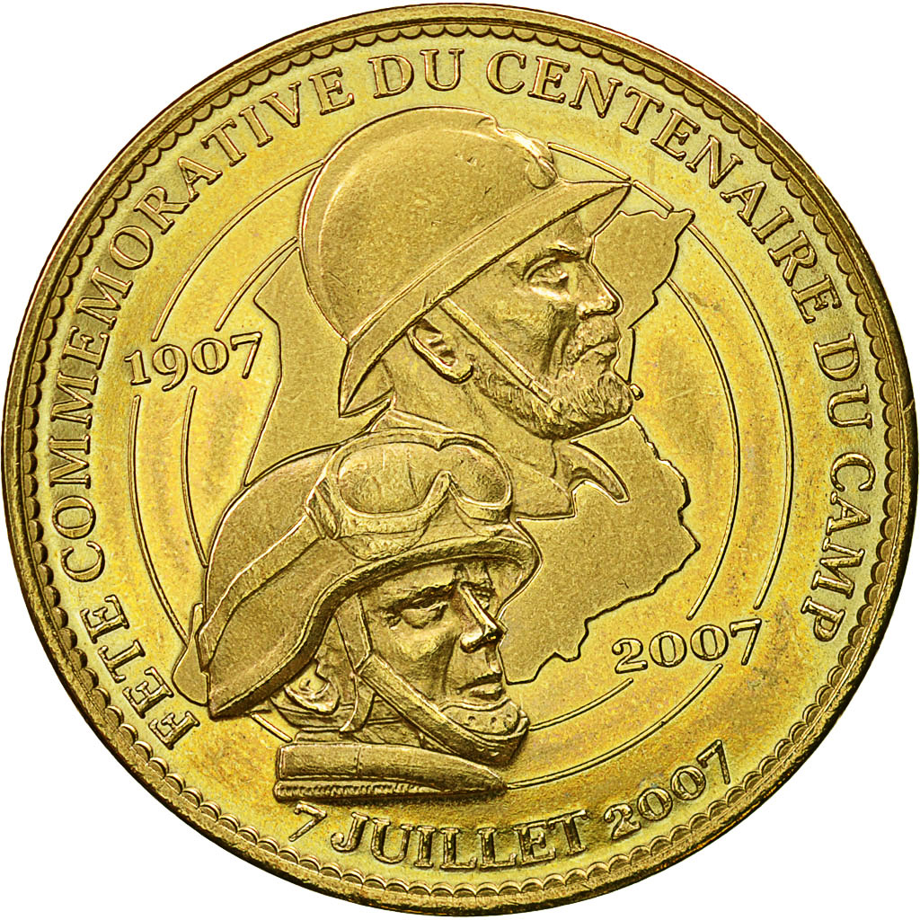 France, Token, Touristic token, Valdahon -  Fête commémorative du centenaire