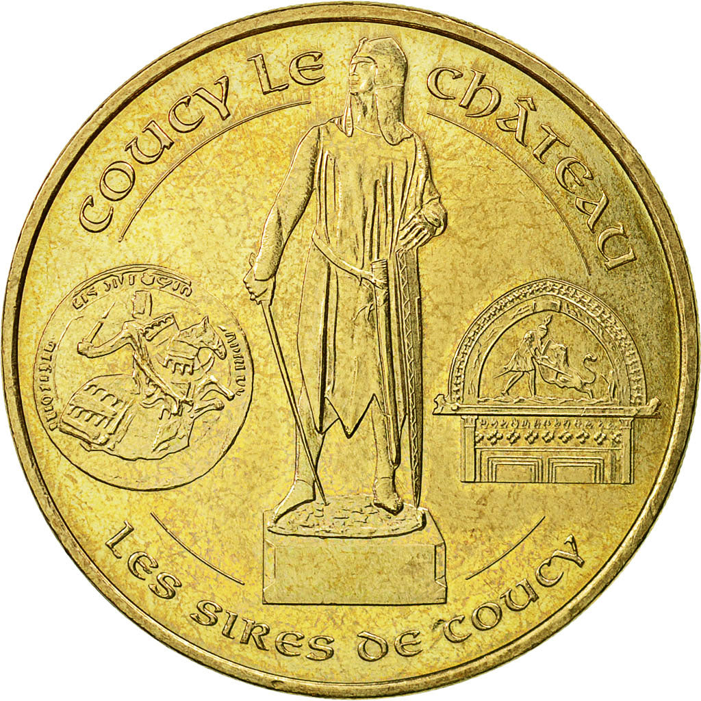 France, Token, Touristic token, Coucy - Château n°2, 2009, MDP, EF(40-45)