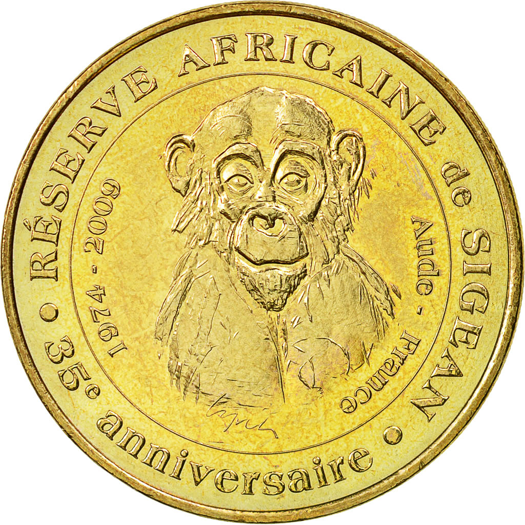 Francia, Token, Touristic token, Sigean - Réserve n°11, 2009, MDP, BB
