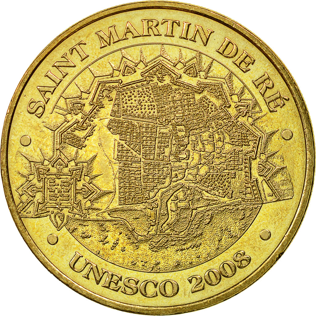 Francia, Token, Touristic token, Saint-Martin-de-Ré n°3 - Unesco 2008, 2009