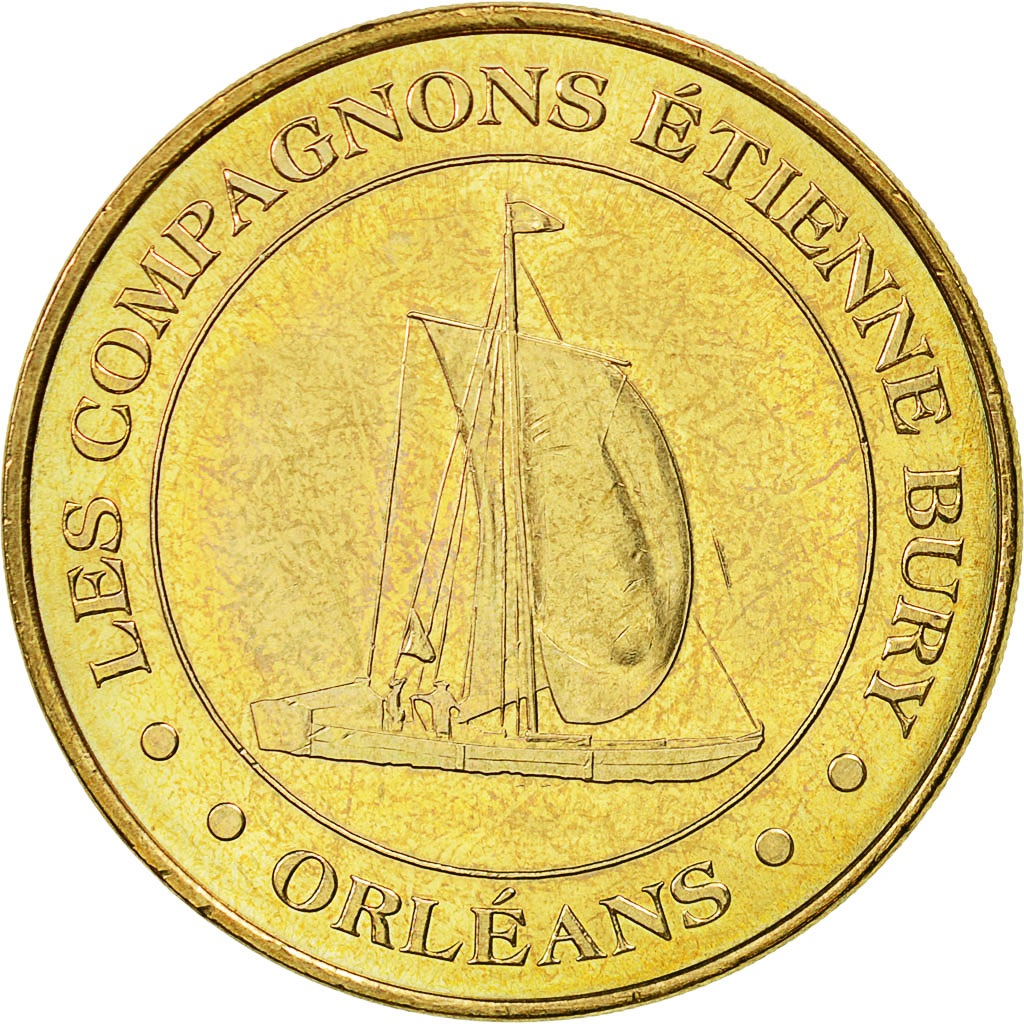 France, Token, Touristic token, Orléans - Les Compagnons Etienne Bury, 2009