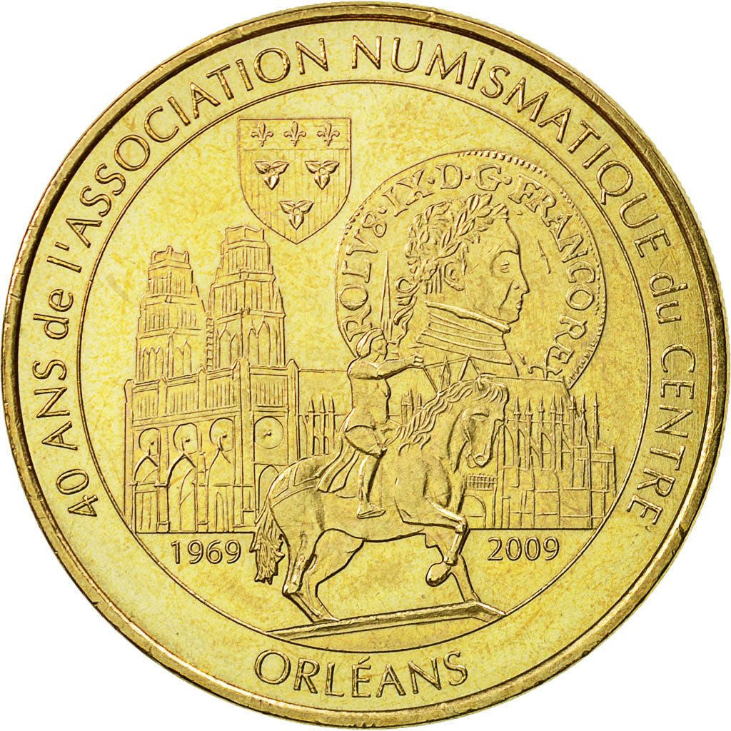 France, Token, Touristic token, Orléans - 40 ans de l'Association Numismatique