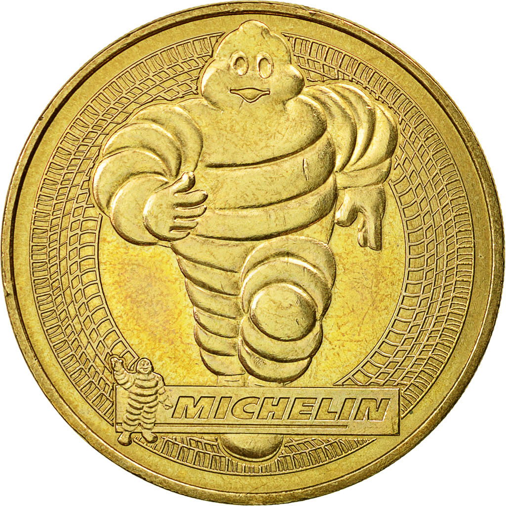 France, Token, Touristic token, Clermont-Ferrand - Michelin n°1 - Bibendum