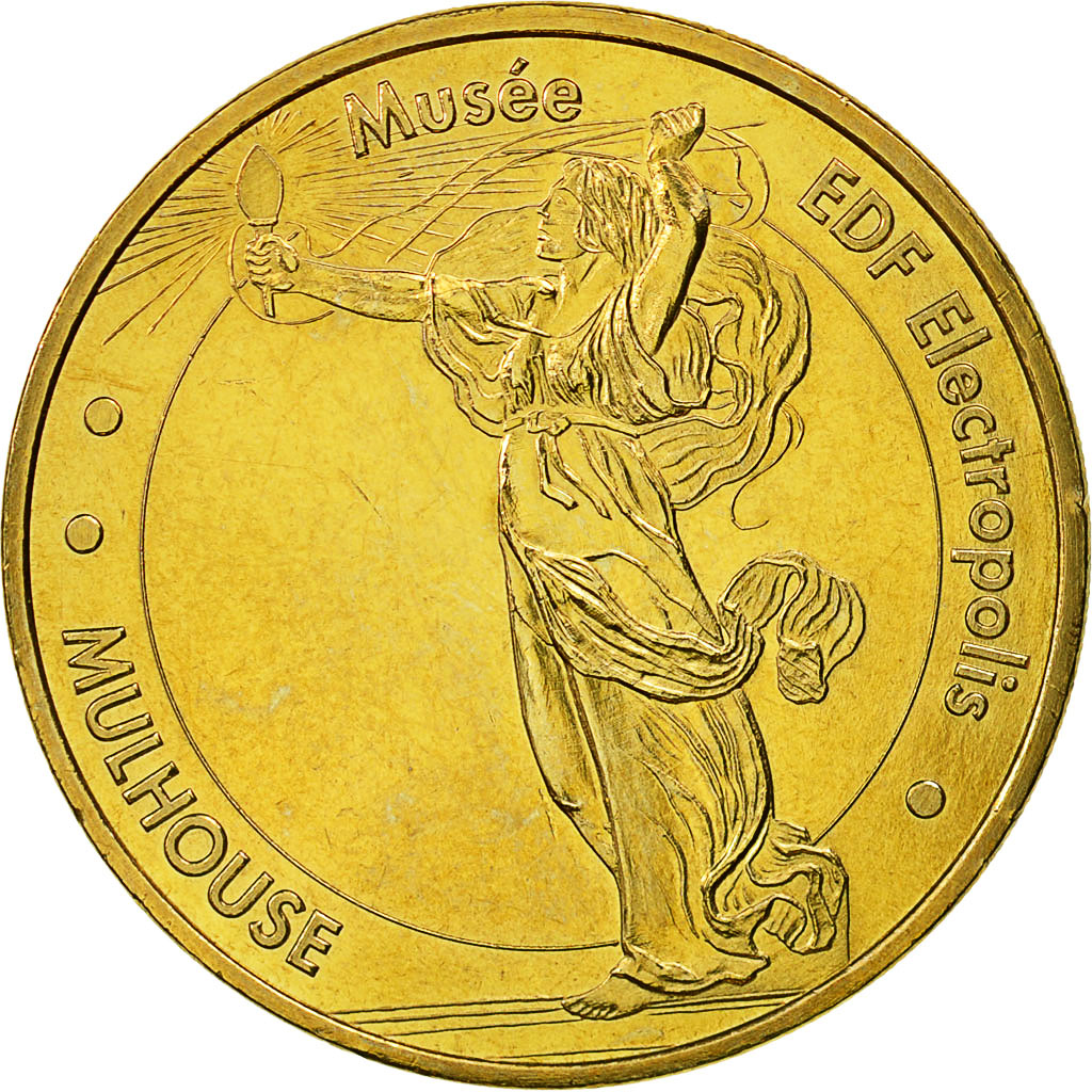 France, Token, Touristic token, Mulhouse - Musée EDF n°2, 2009, MDP