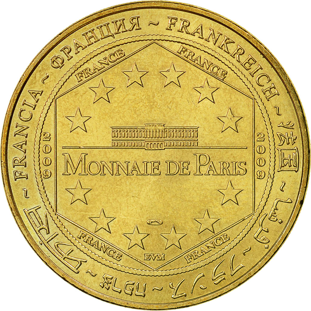 Francia, Token, Touristic token, Disneyland n°19 - Resort Paris, 2009, MDP, BB