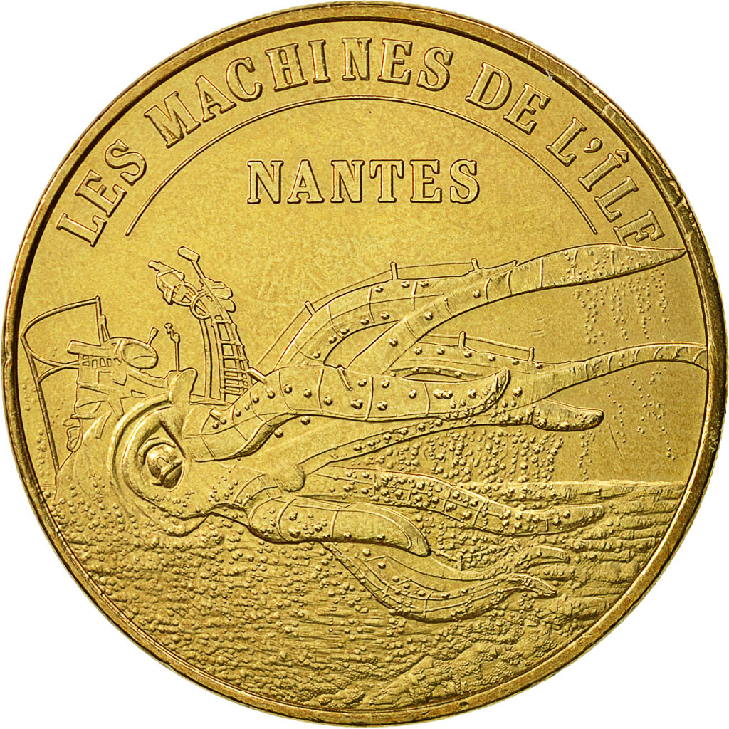 Frankreich, Token, Touristic token, Nantes -  Les machines de l'ile n°2, 2010