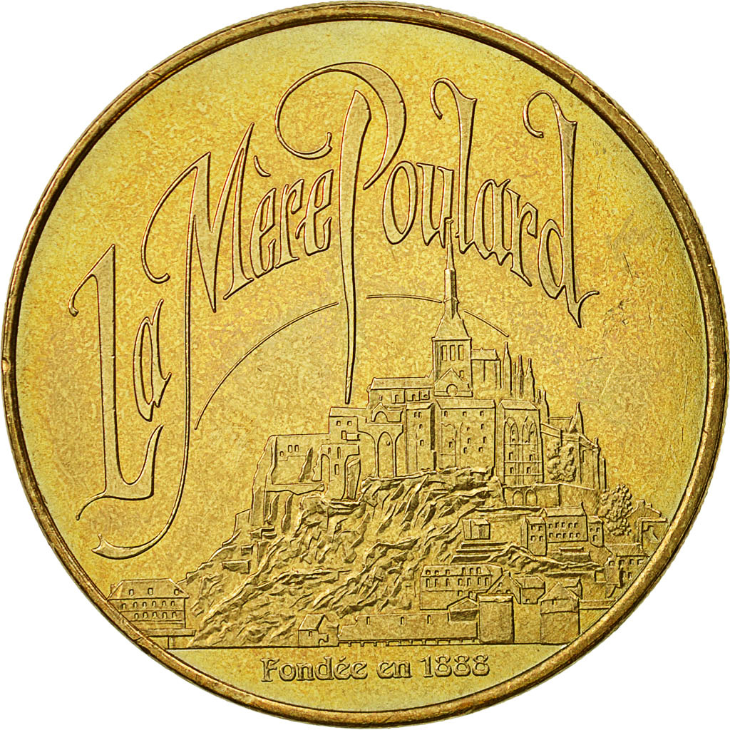 France, Jeton, Jeton Touristique, Mont-Saint-Michel - La Mère Poularde n°1