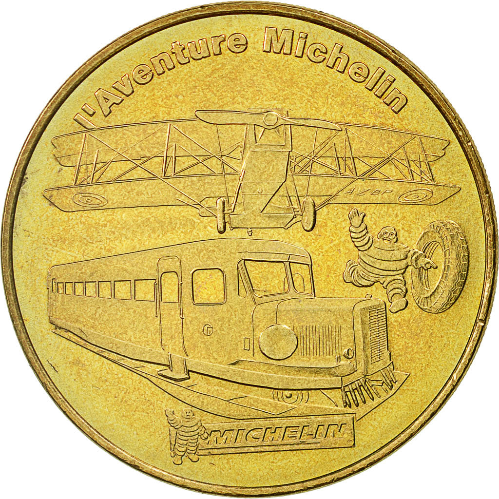 France, Token, Touristic token, Clermont-Ferrand - Michelin n°3 - L'aventure