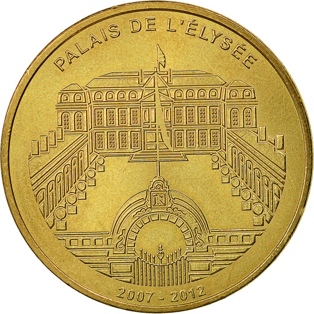 France, Token, Touristic token, 75/ Paris - Palais de l'Elysée, 2010, MDP