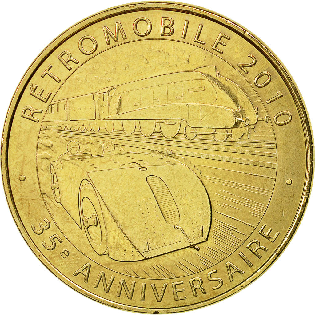 France, Token, Touristic token, Paris - Salon Retromobile 2010, 2010, MDP