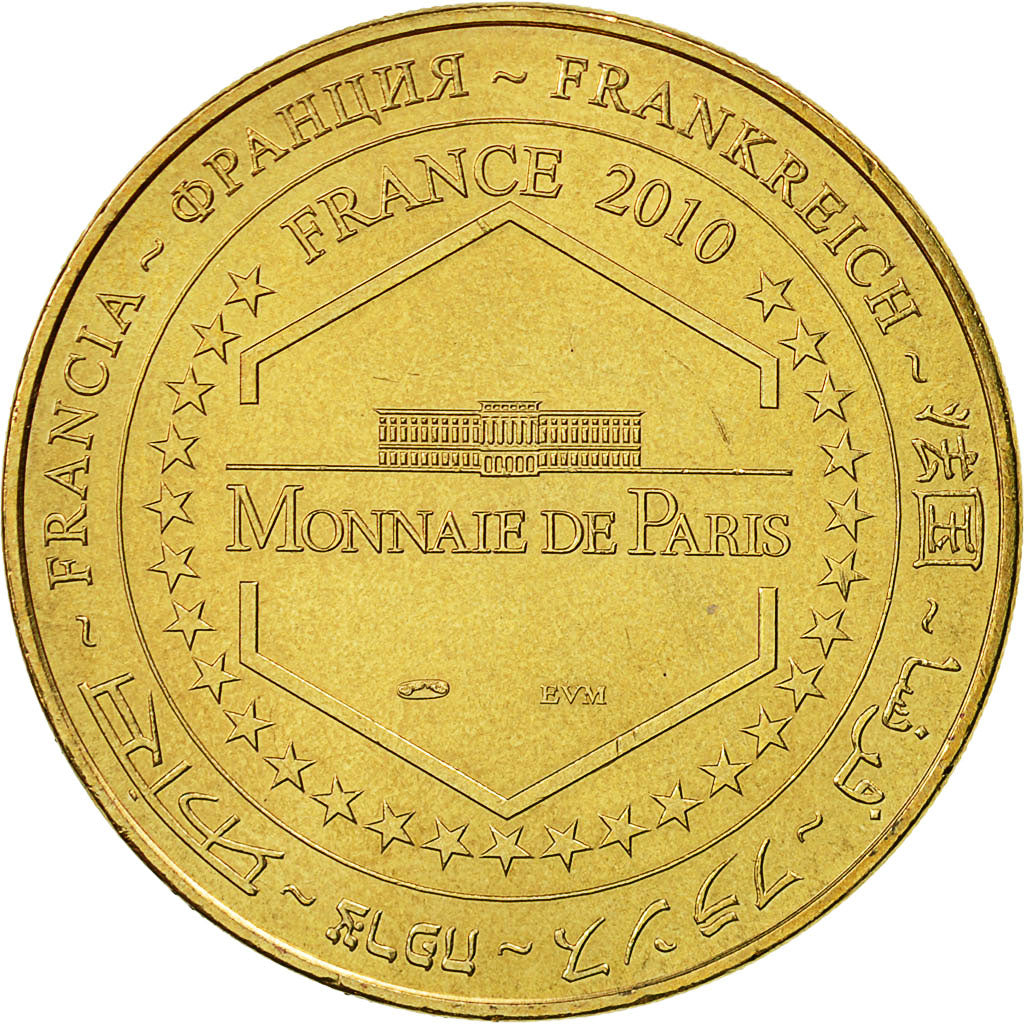 France, Token, Touristic token, Disneyland n°19 - Resort Paris, 2010, MDP