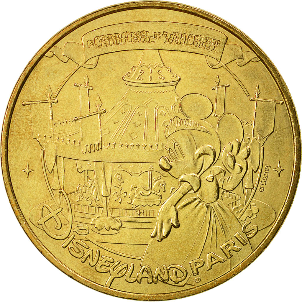 France, Token, Touristic token, Disneyland n° 23 -  Minnie le Carrousel de
