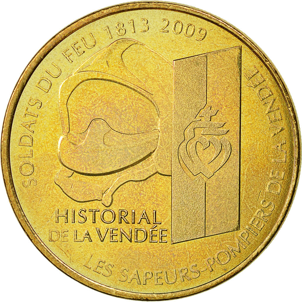 France, Token, Touristic token, Les-Lucs-sur-Boulogne - Historial, 2010, MDP