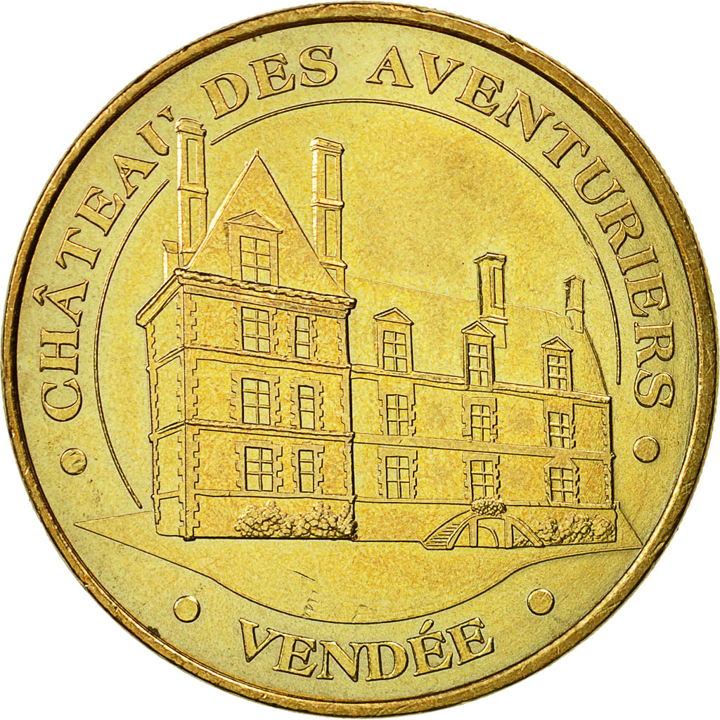 France, Token, Touristic token, Avrillé - Le château des aventuriers, 2010