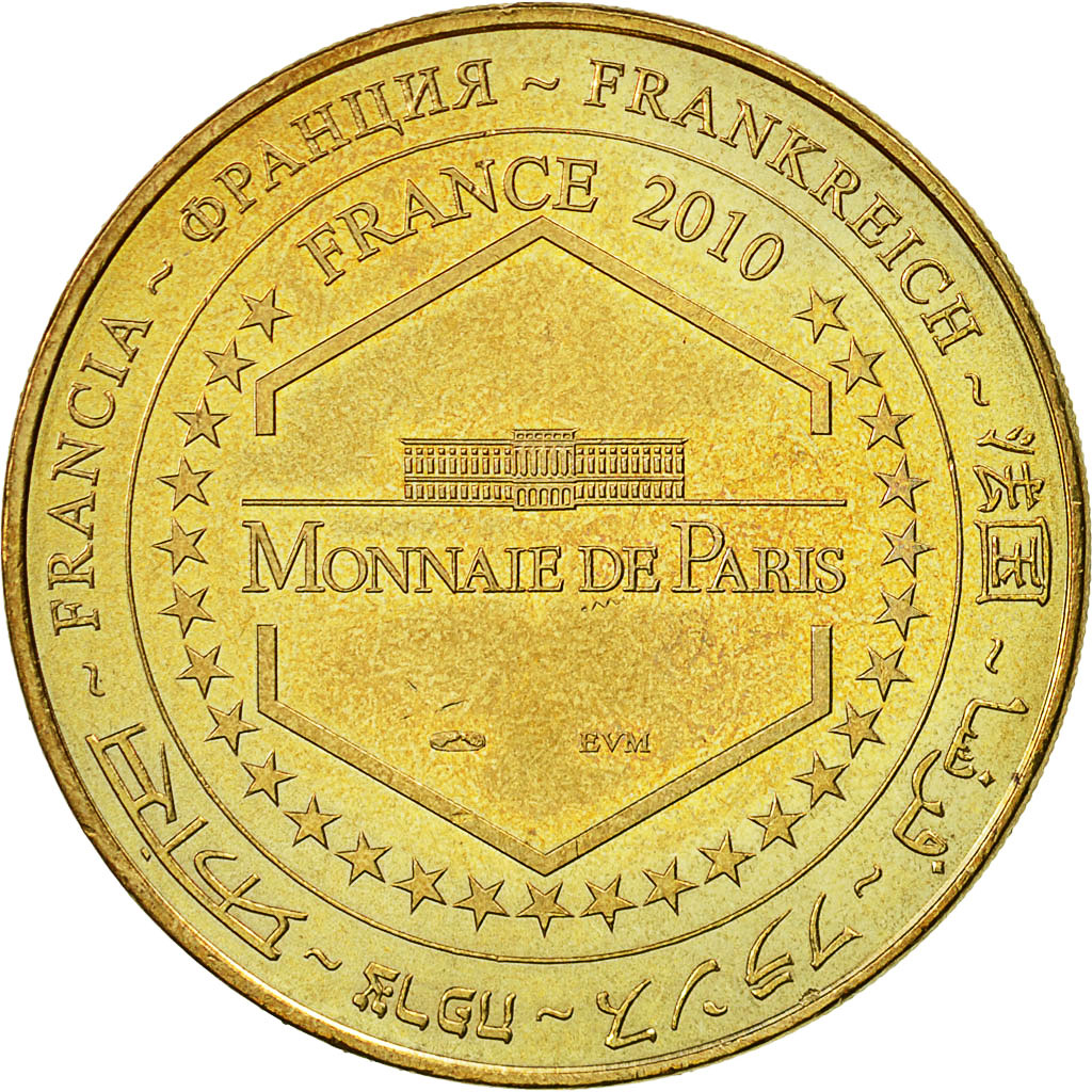 France, Token, Touristic token, Avrillé - Le château des aventuriers, 2010