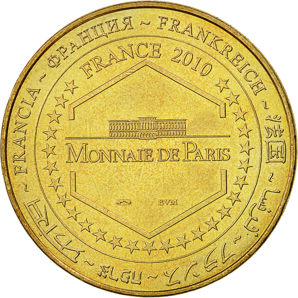 Francia, Token, Jetón turístico, Grand la Romaine - 50 ans de fouilles, 2010