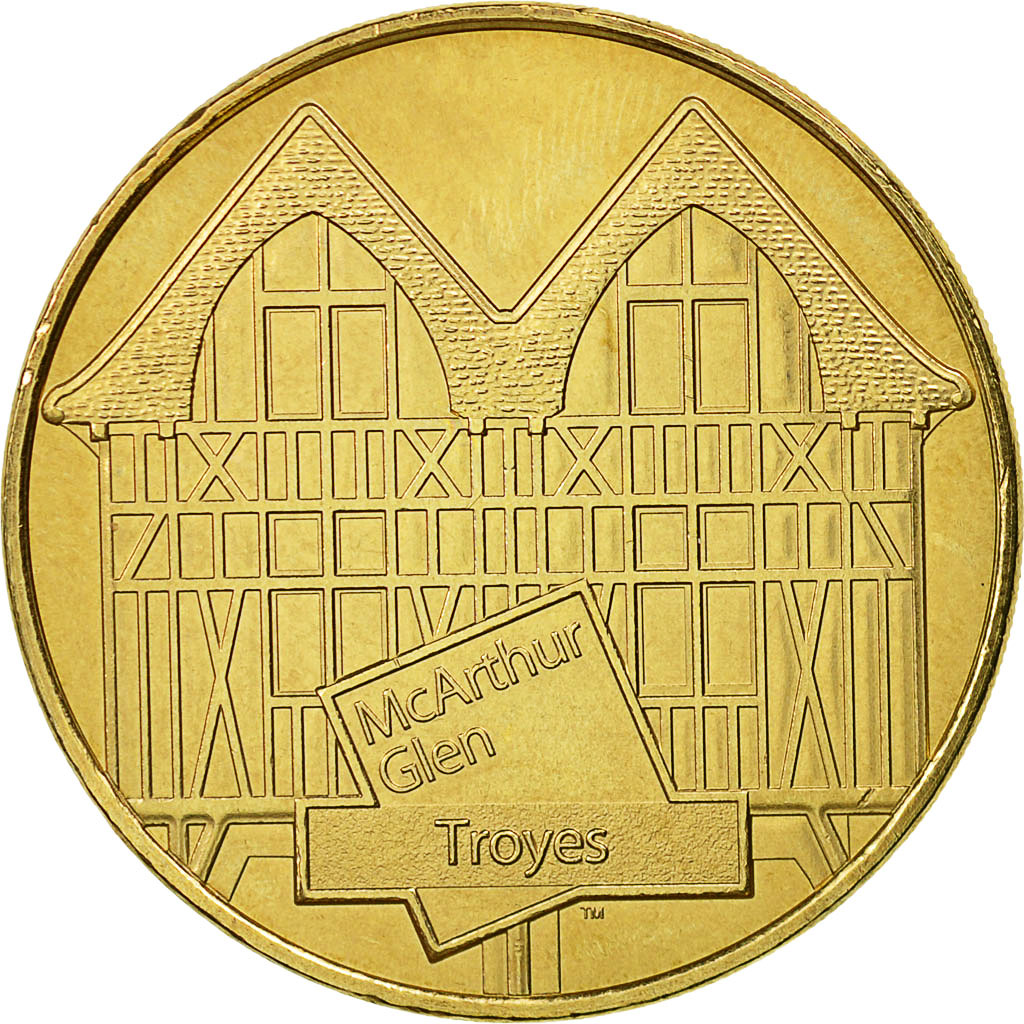 France, Token, Touristic token, Pont-Ste-Marie - Mc Arthur Glen - Troyes, 2012