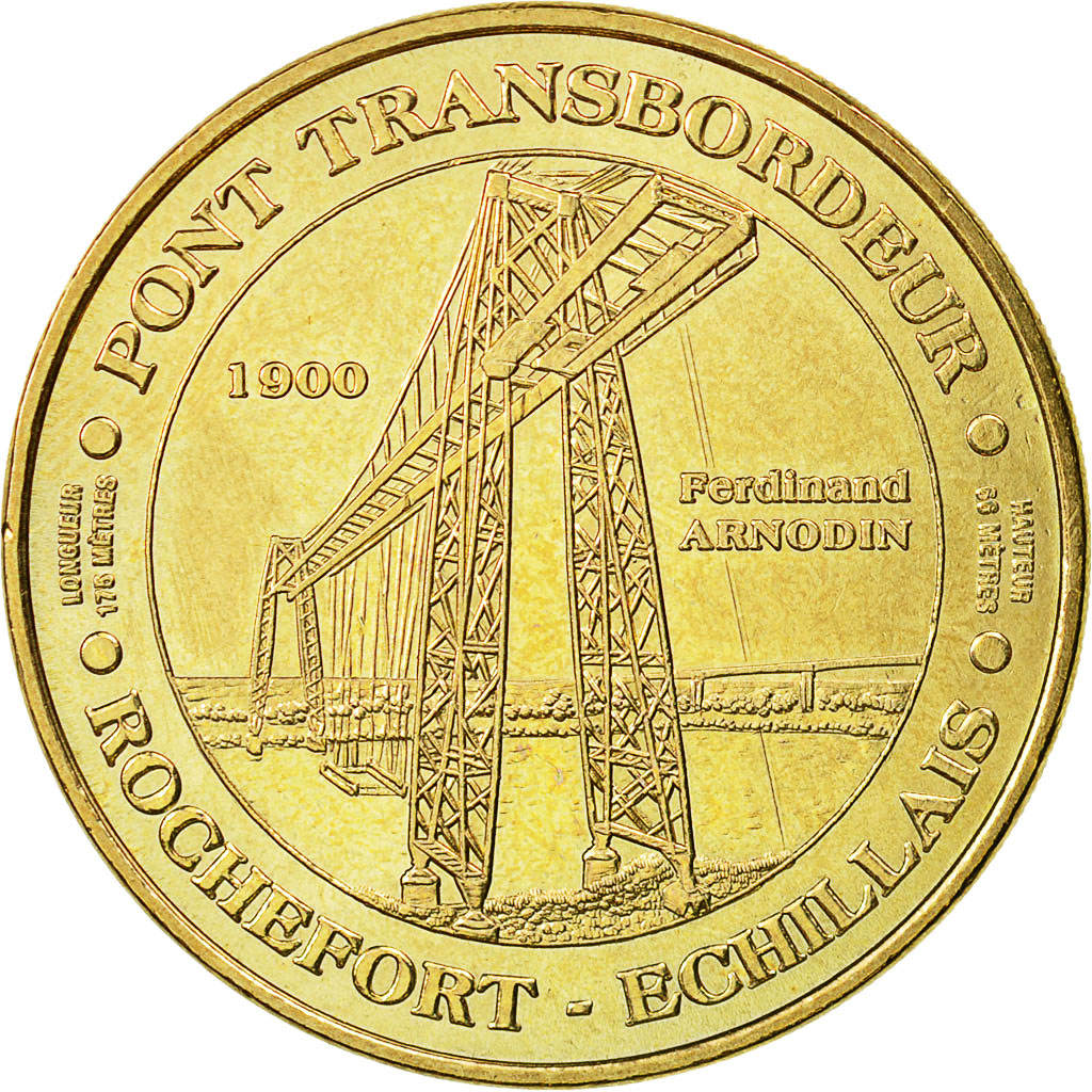 France, Token, Touristic token, Echillais - Pont Transbordeur Rochefort, 2012