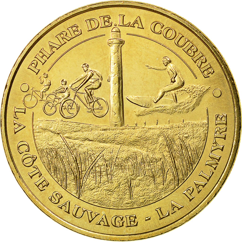 France, Token, Touristic token, La Palmyre - Phare de la Coubre, 2012, MDP