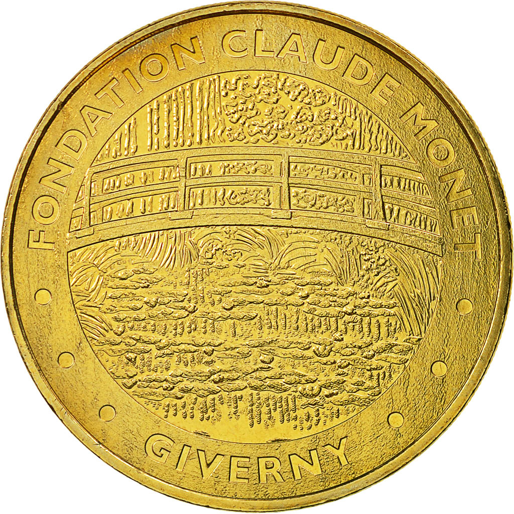 France, Token, Touristic token, Giverny - Fondation Claude Monet n°2, 2012