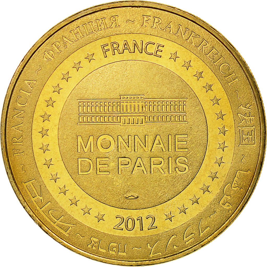 France, Token, Touristic token, Chartres - La Cathédrale n°7, 2012, MDP