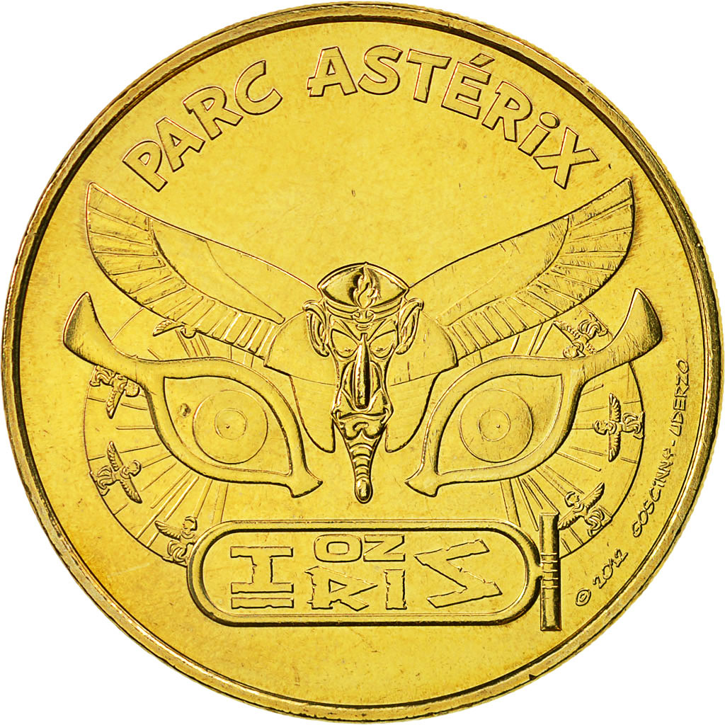 France, Token, Touristic token, Plailly - Parc Astérix n°1, 2012, MDP