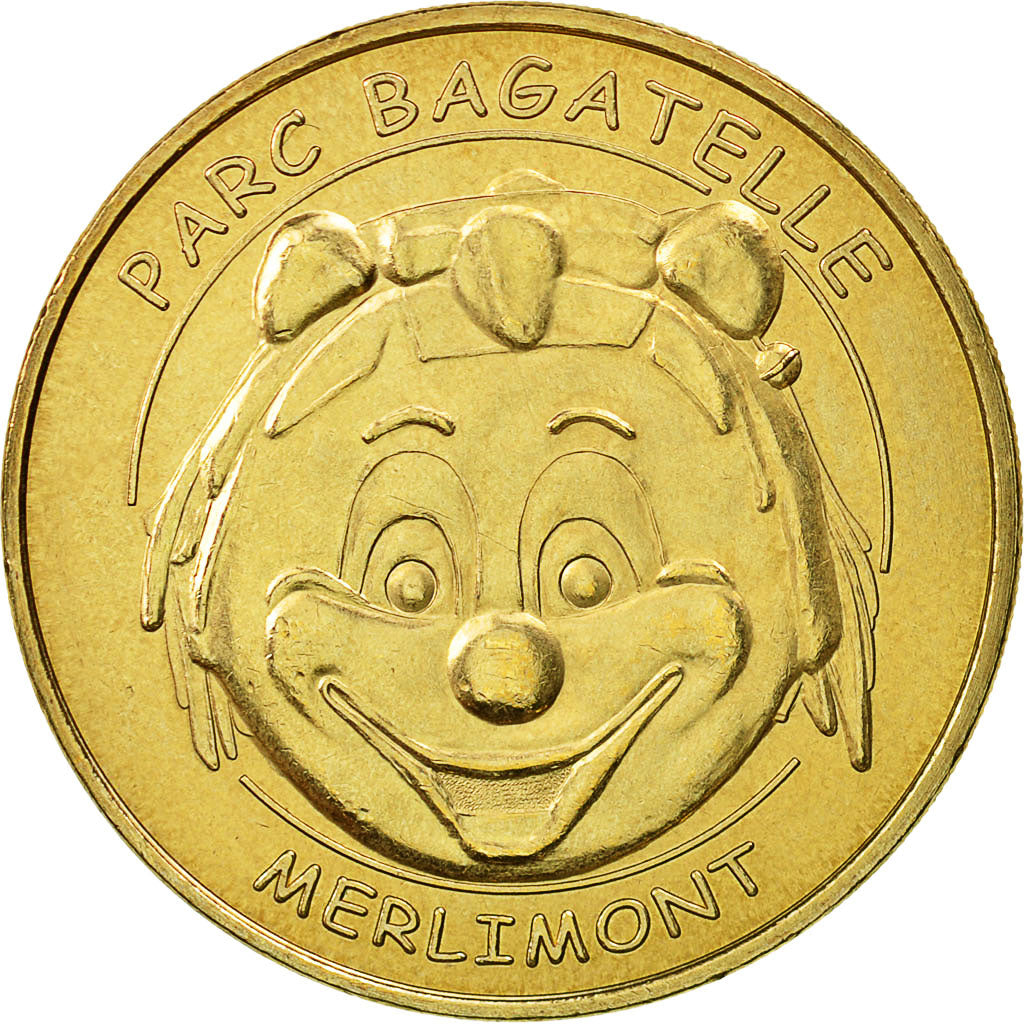 France, Token, Touristic token, Merlimont - Parc Bagatelle n°1, 2012, MDP