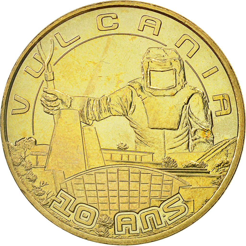 France, Token, Touristic token, Saint-Ours-Les-Roches - Vulcania n°7 - 10 ans