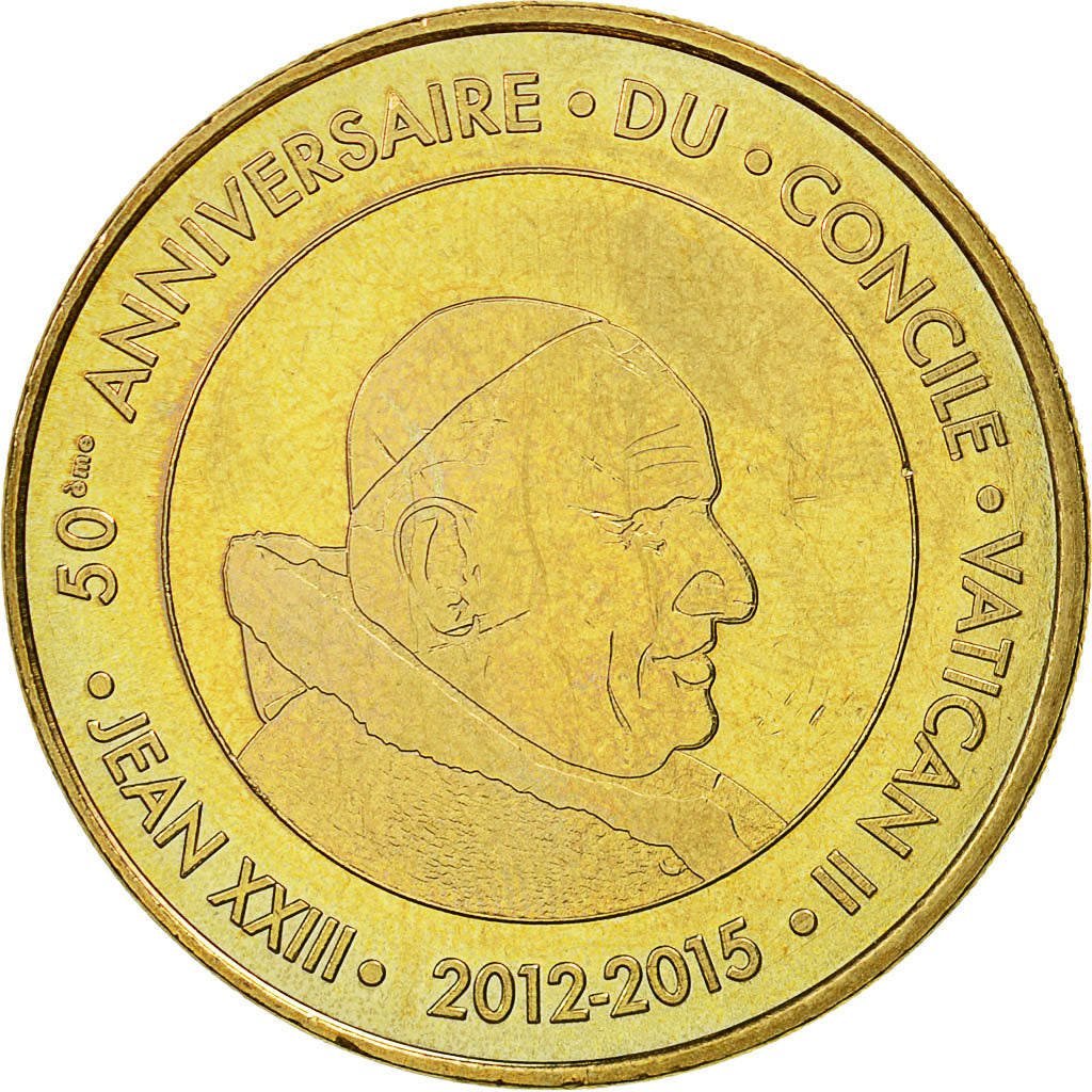 Frankreich, Token, Touristic token, Lourdes -  Vatican II  - Jean Paul II, 2012