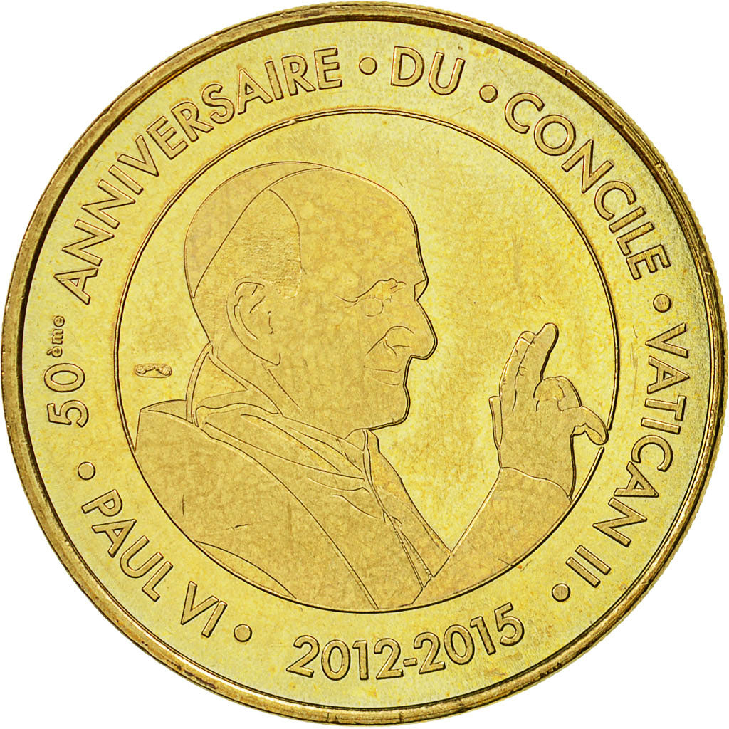 Frankreich, Token, Touristic token, Lourdes -  Vatican II  - Jean Paul II, 2012