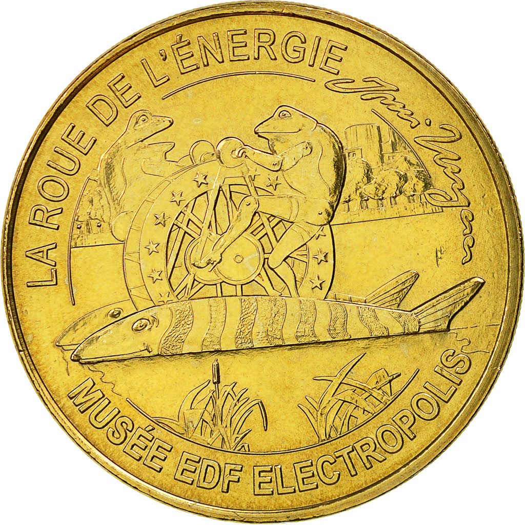 France, Token, Touristic token, Mulhouse - Musée EDF n°3, 2012, MDP