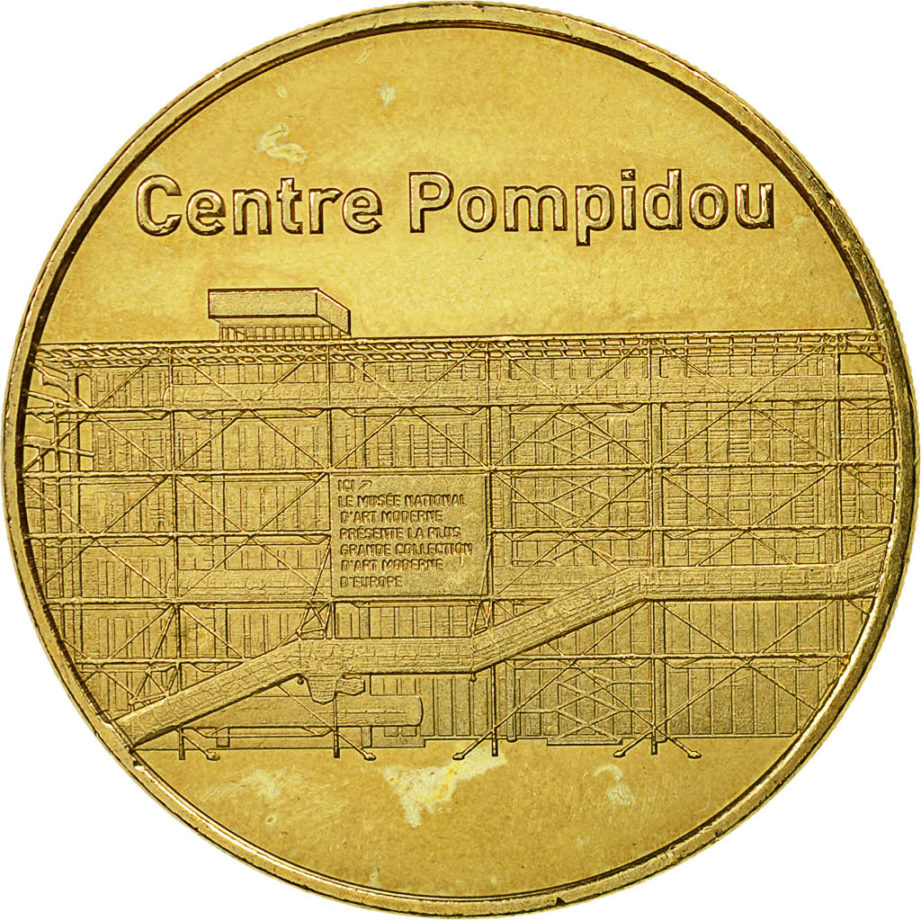 France, Token, Touristic token, Paris - Centre Pompidou, 2012, MDP, EF(40-45)