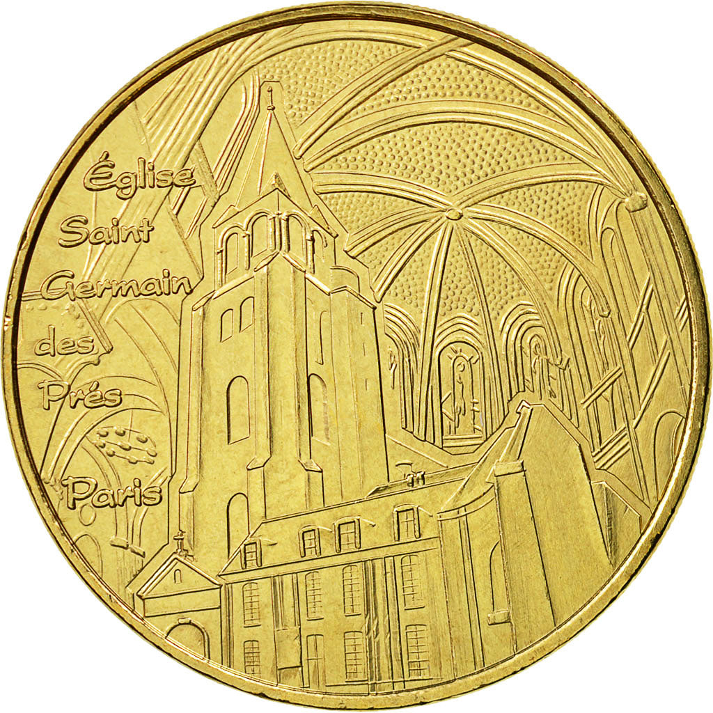 Francia, Token, Touristic token, Paris - Saint-Germain-des-Prés - Eglise n°1
