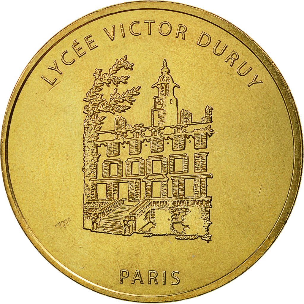 France, Token, Touristic token, Paris - Lycée Victor Dury, 2012, MDP