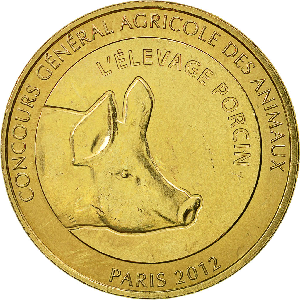 France, Token, Touristic token, Paris - Concours Général Agricole, 2012, MDP