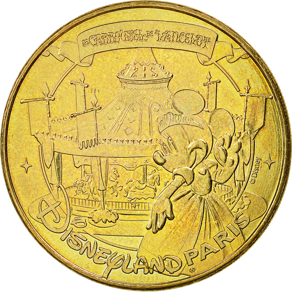 France, Token, Touristic token, Disneyland n° 23 -  Minnie le Carrousel de