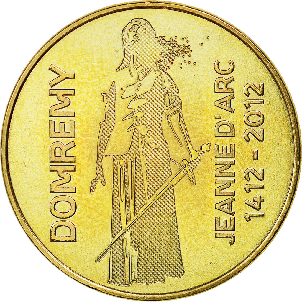 France, Token, Touristic token, Domrémy-la-Pucelle - Jeanne d'arc, 2012, MDP