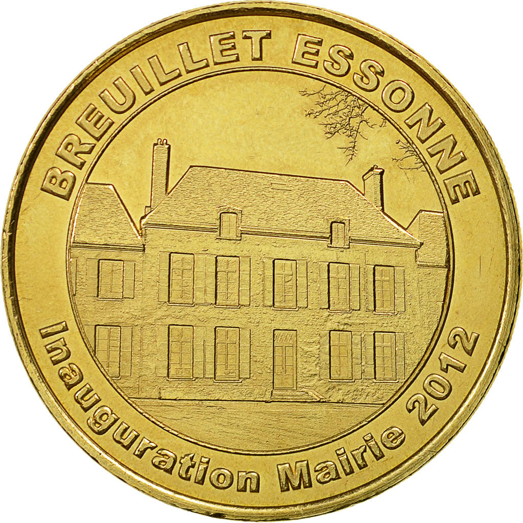 France, Token, Touristic token, Breuillet - Mairie - Inauguration, 2012, MDP